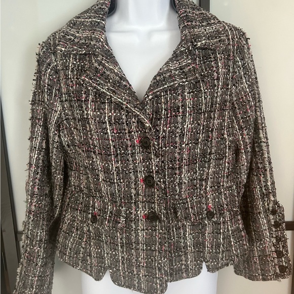 Pink Tartan Blazer - Picture 1 of 12